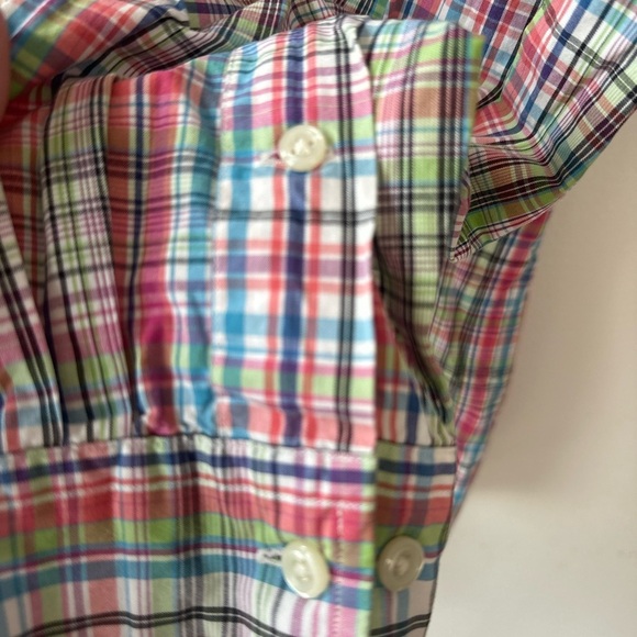Ralph Lauren button down plaid classic fit shirt - Picture 4 of 8